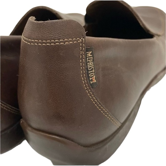 Mephisto Men's Brown Leather Cool Air Slip On Casual Loafer - Size 10 1/2 - Picture 5 of 8